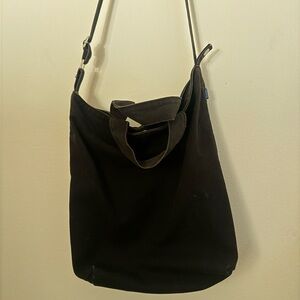 VINTAGE baggu black duck bag